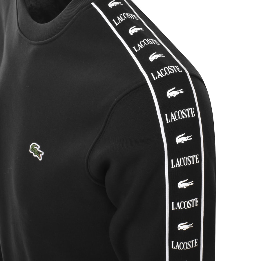 Lacoste Classic Fit Sweatshirt Black Mainline Menswear